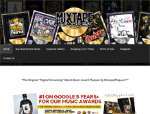 Tablet Screenshot of mixtapeplaques.com